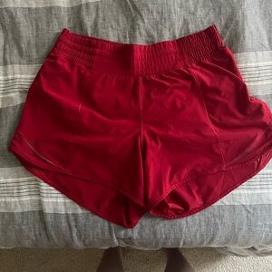 Lululemon 4” hotty hot high rise shorts